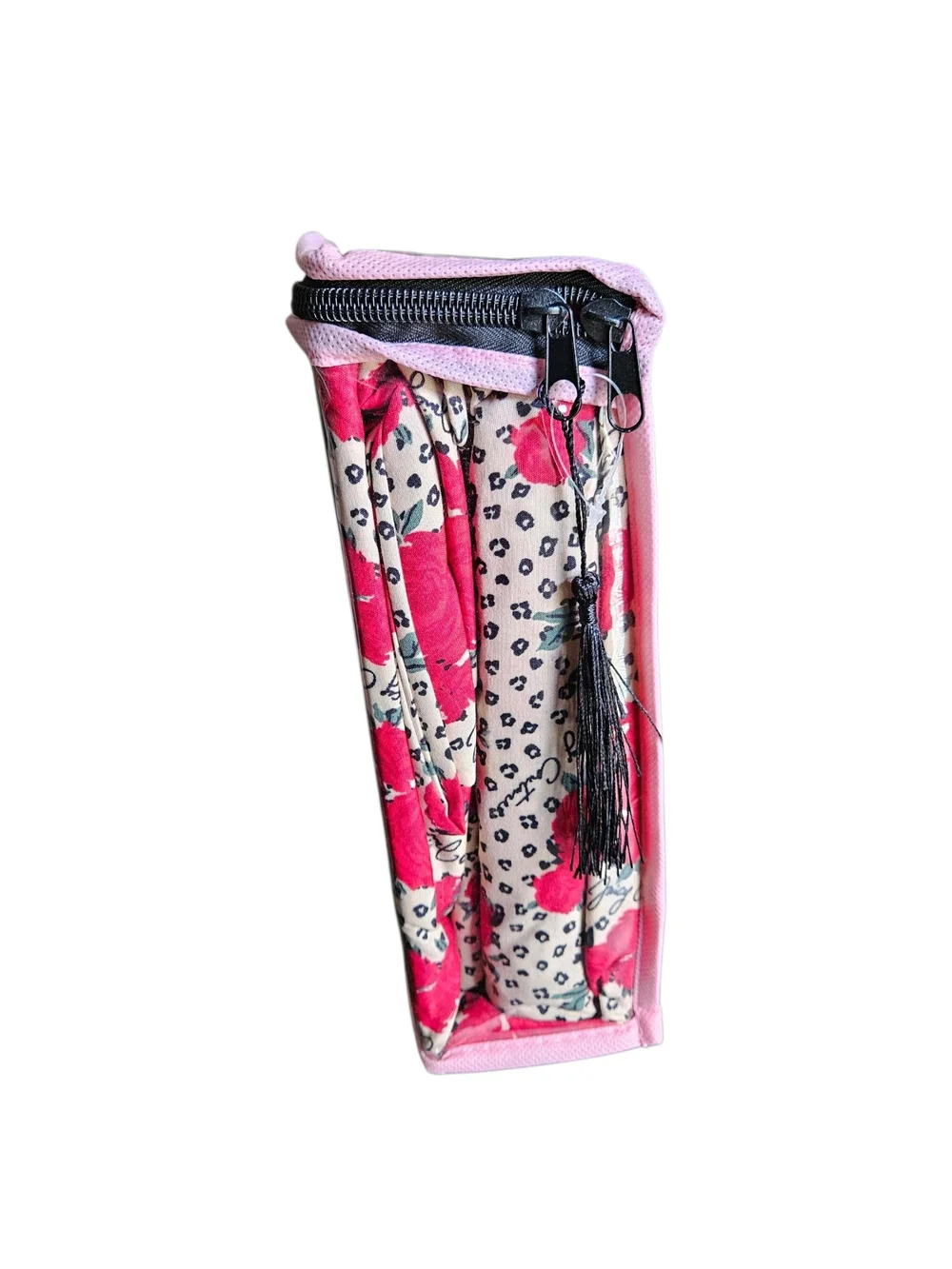 Juicy Couture Red Floral Printed Full Sheet Set
